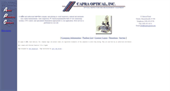 Desktop Screenshot of capraoptical.com