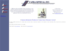 Tablet Screenshot of capraoptical.com